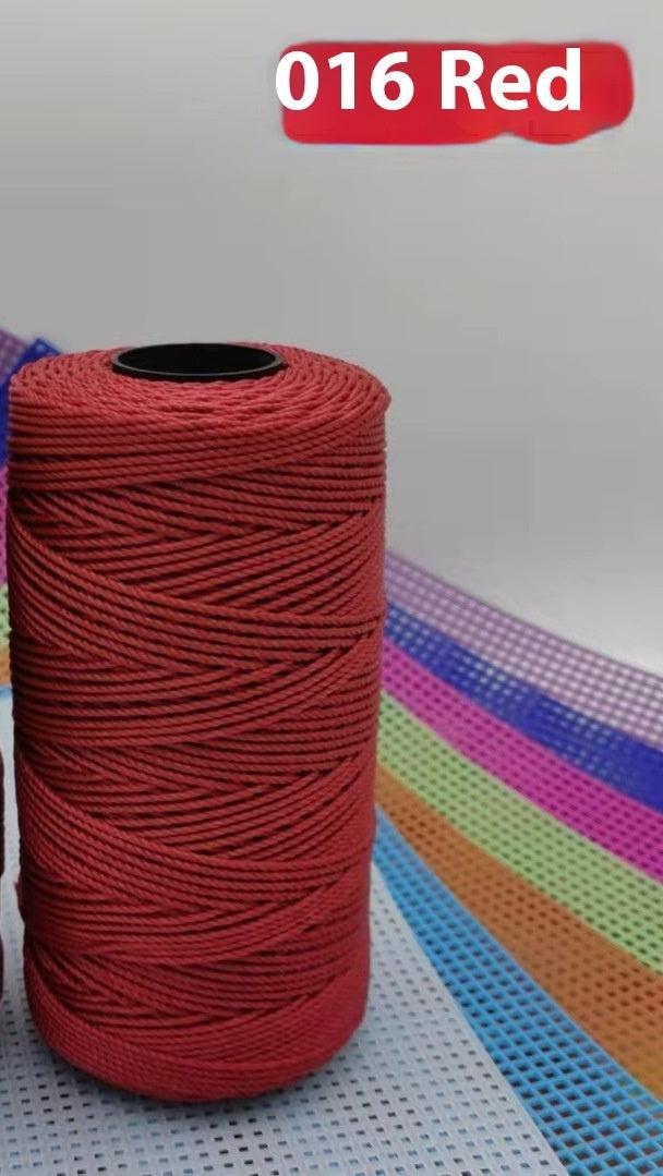 KTX-123795 Large Shaft Polypropylene Fiber Ice Silk Hollow Joint Wool Hook - 1.5mm Thickness, 100g Yarn