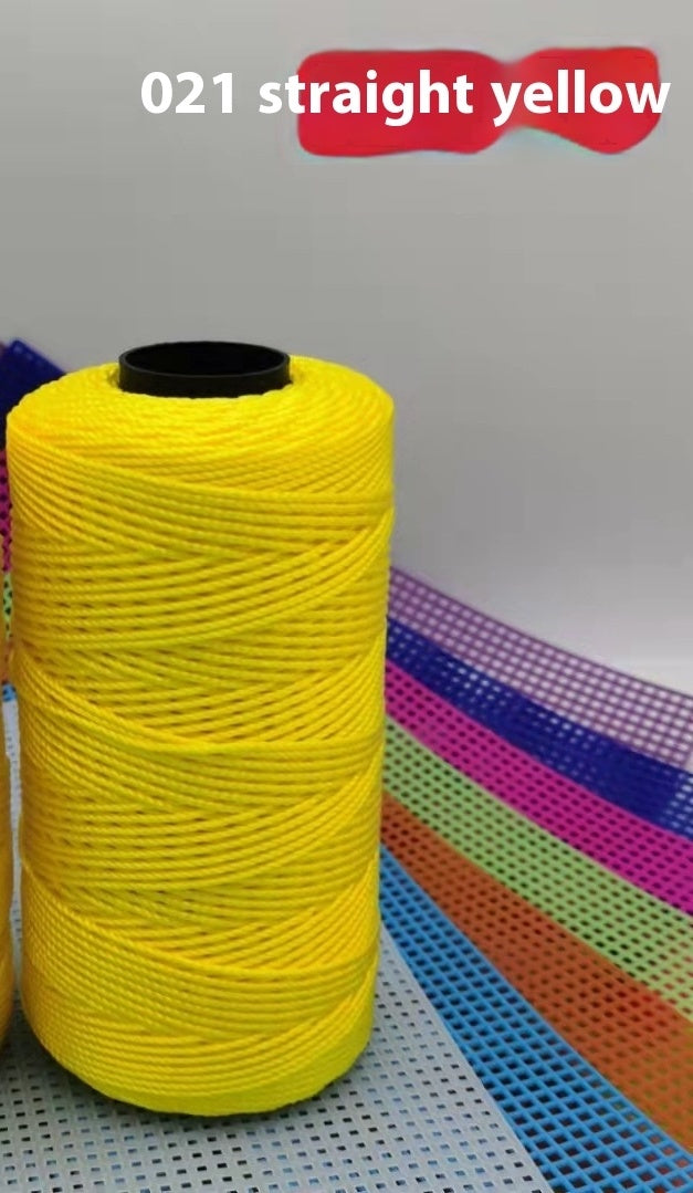 KTX-123795 Large Shaft Polypropylene Fiber Ice Silk Hollow Joint Wool Hook - 1.5mm Thickness, 100g Yarn