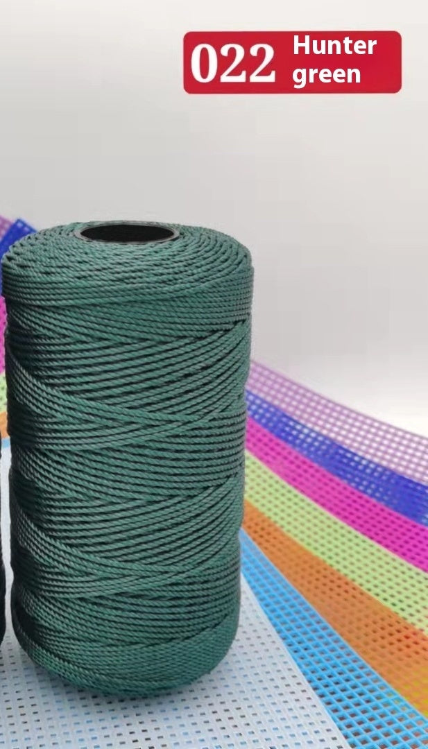 KTX-123795 Large Shaft Polypropylene Fiber Ice Silk Hollow Joint Wool Hook - 1.5mm Thickness, 100g Yarn