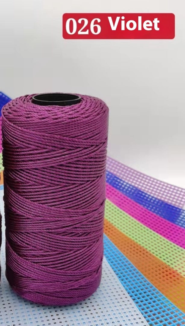 KTX-123795 Large Shaft Polypropylene Fiber Ice Silk Hollow Joint Wool Hook - 1.5mm Thickness, 100g Yarn