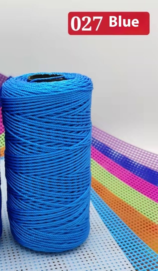 KTX-123795 Large Shaft Polypropylene Fiber Ice Silk Hollow Joint Wool Hook - 1.5mm Thickness, 100g Yarn