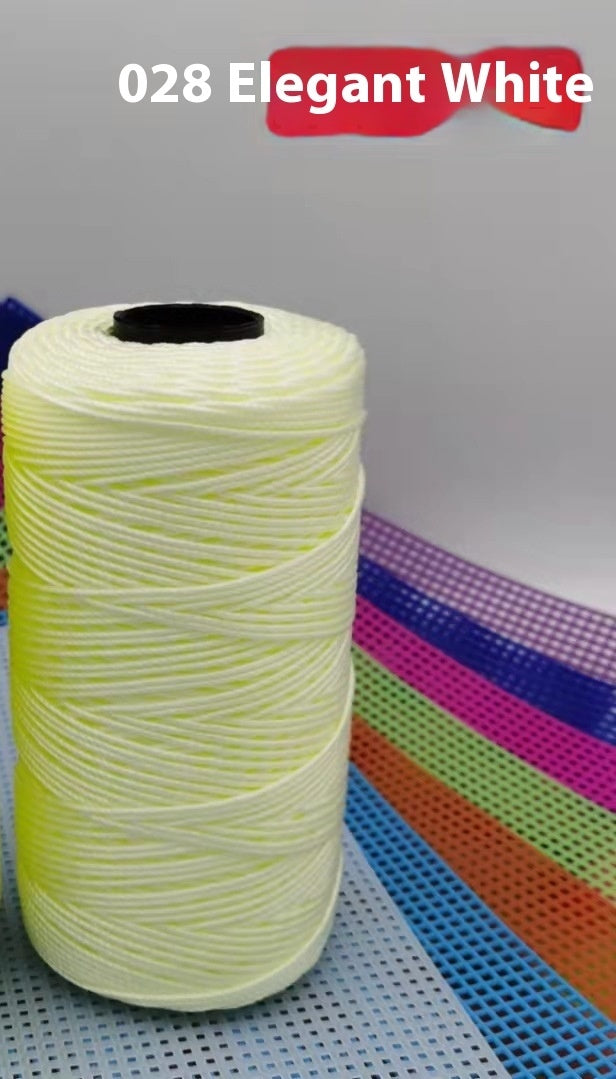 KTX-123795 Large Shaft Polypropylene Fiber Ice Silk Hollow Joint Wool Hook - 1.5mm Thickness, 100g Yarn