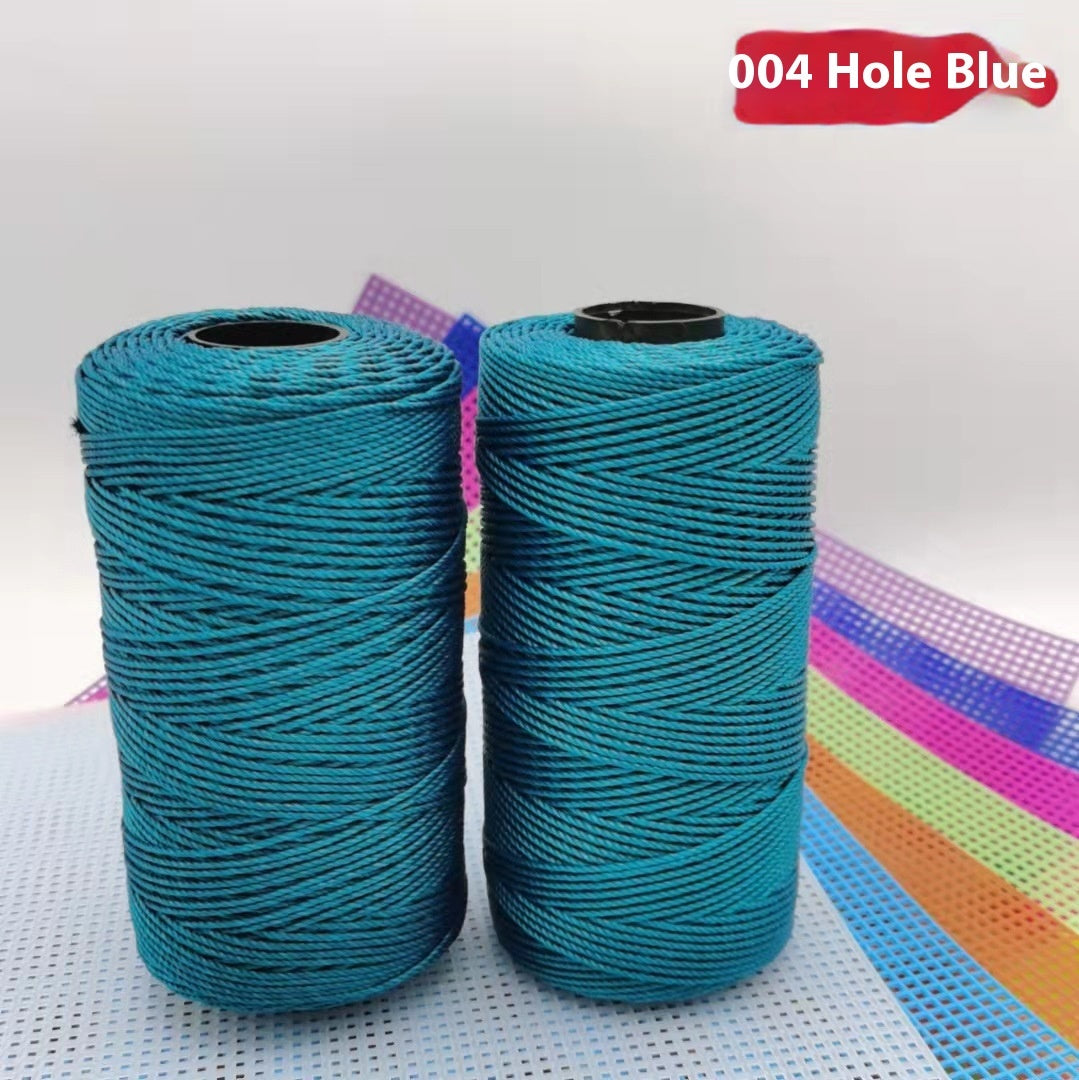 KTX-123795 Large Shaft Polypropylene Fiber Ice Silk Hollow Joint Wool Hook - 1.5mm Thickness, 100g Yarn
