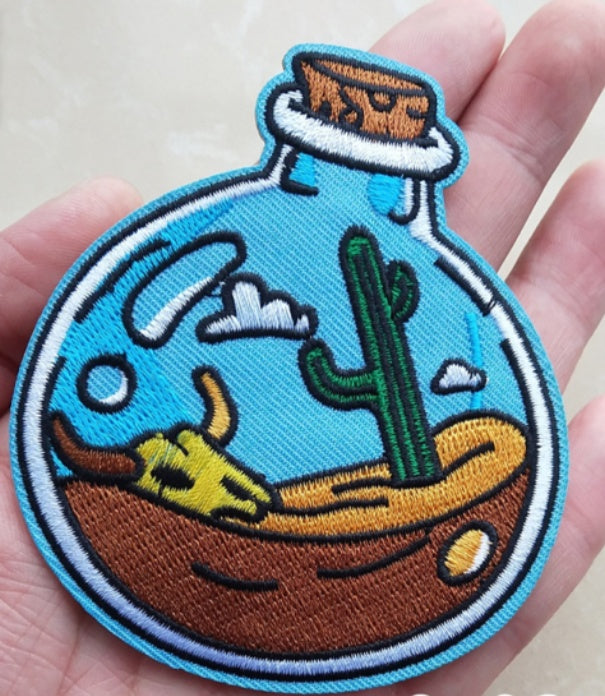 KTX-124947 Animal Cartoon Patch Stickers for Clothing, Accessories, and Luggage – Polyester Fabric