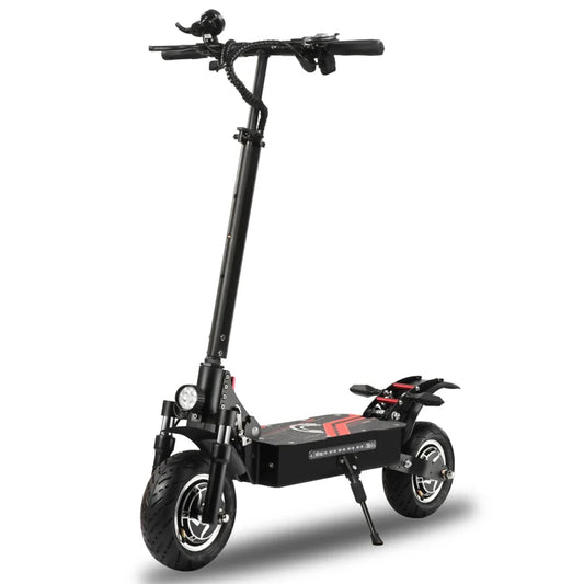 KTX-125139 52V 10-Inch Electric Scooter with Dual Motor, Foldable Design, Full Suspension, 40-50km Range, Waterproof, High Payload Capacity