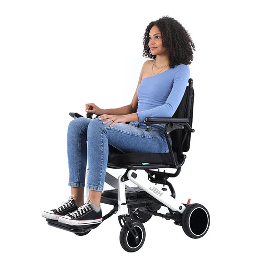 KTX-125139 Electric Motorized Wheelchair Model D23 with Removable Battery and Aluminum Alloy Frame, Max Load 120 kg, Speed 6 km/h