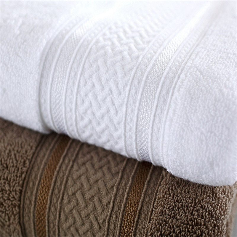 KTX-126995 Egyptian Cotton Bathroom Towel - 40x75cm, Thick, Highly Absorbent, Jacquard Design