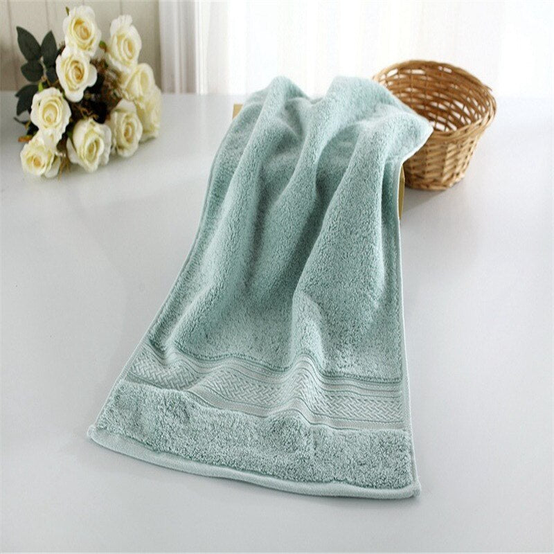 KTX-126995 Egyptian Cotton Bathroom Towel - 40x75cm, Thick, Highly Absorbent, Jacquard Design