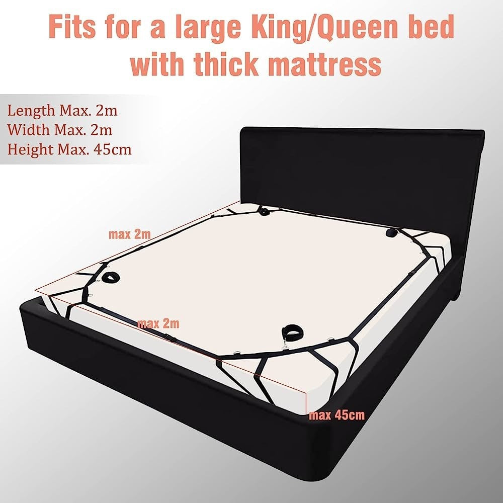 KTX-127891 Reinforced Black Straps for Corner Beds - Model 9i SM (6942257911330)