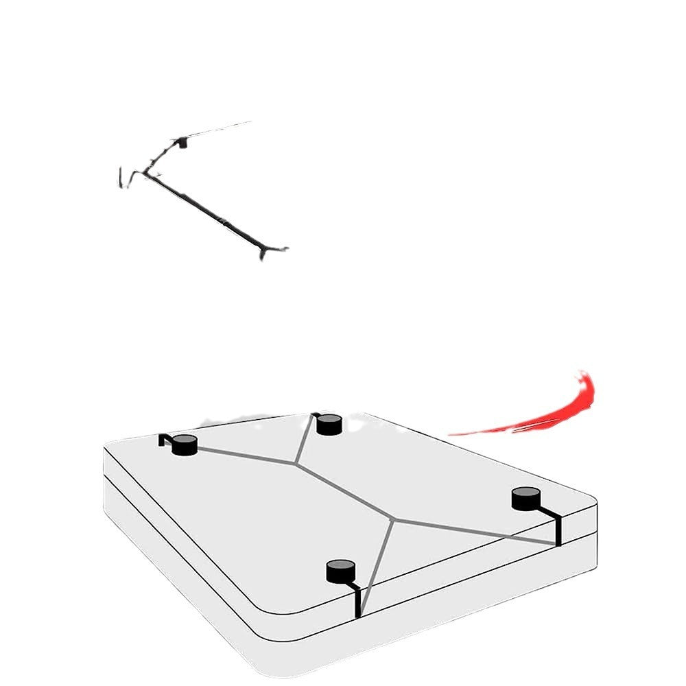 KTX-127891 Reinforced Black Straps for Corner Beds - Model 9i SM (6942257911330)