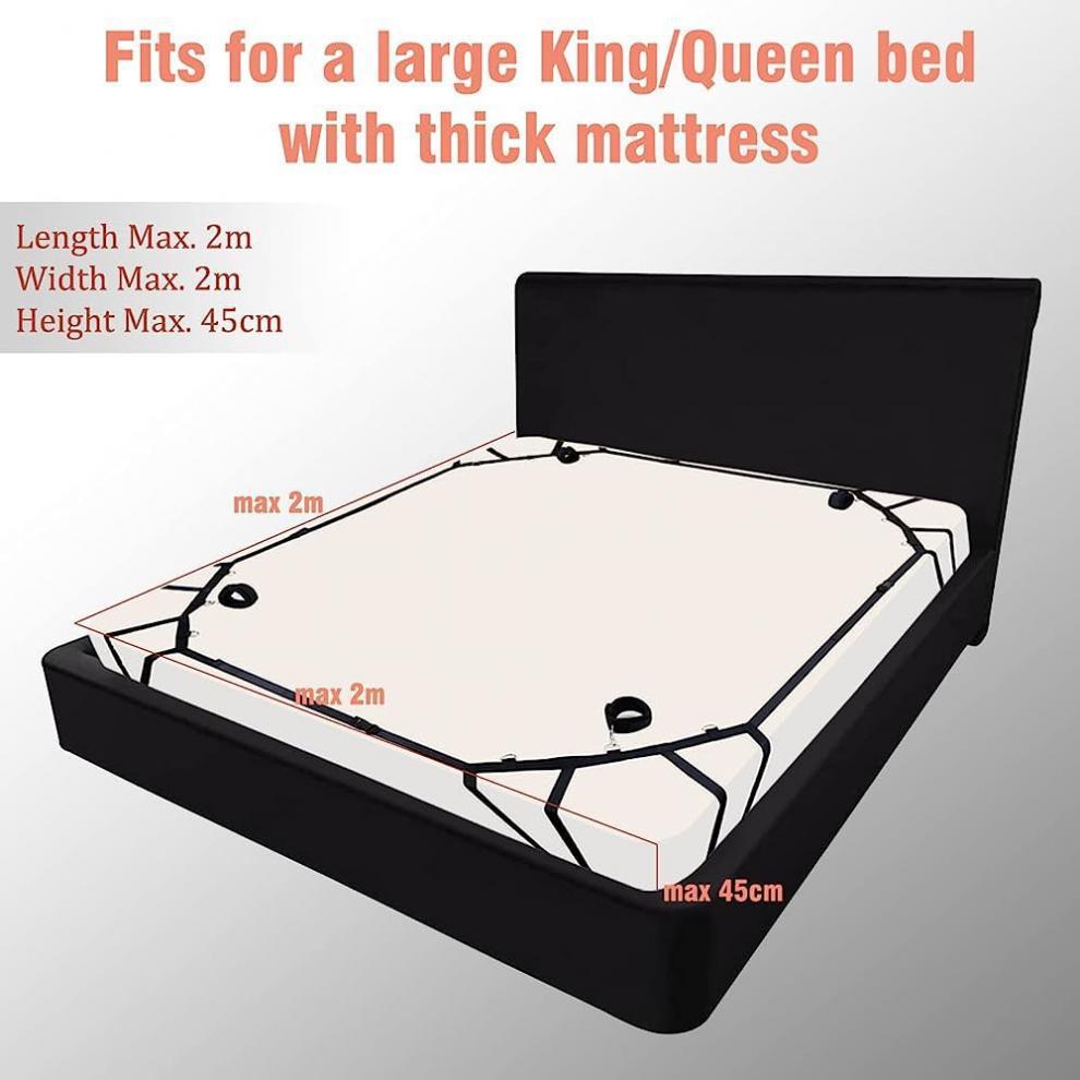 KTX-127891 Reinforced Black Straps for Corner Beds - Model 9i SM (6942257911330)