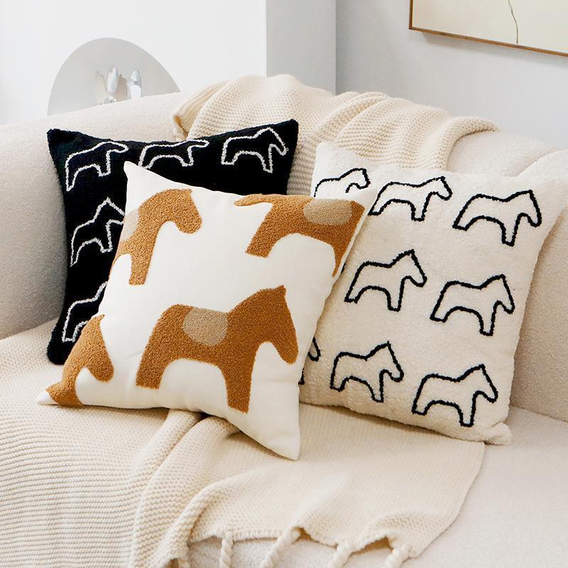 KTX-130771 Cute Cushion Covers for Kids' Sofas and Beds - Various Animal Designs