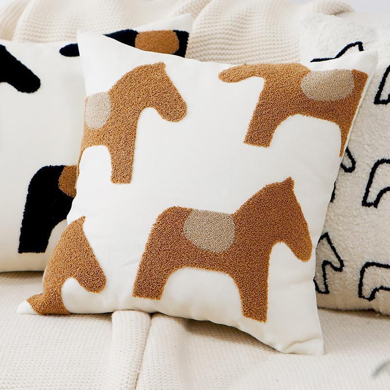 KTX-130771 Cute Cushion Covers for Kids' Sofas and Beds - Various Animal Designs