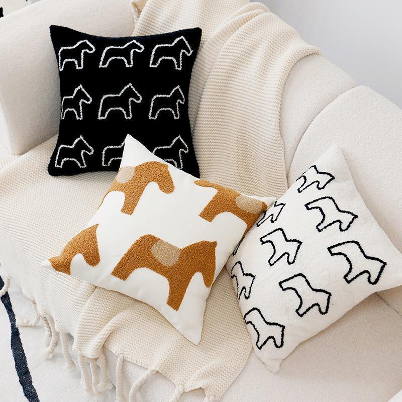 KTX-130771 Cute Cushion Covers for Kids' Sofas and Beds - Various Animal Designs