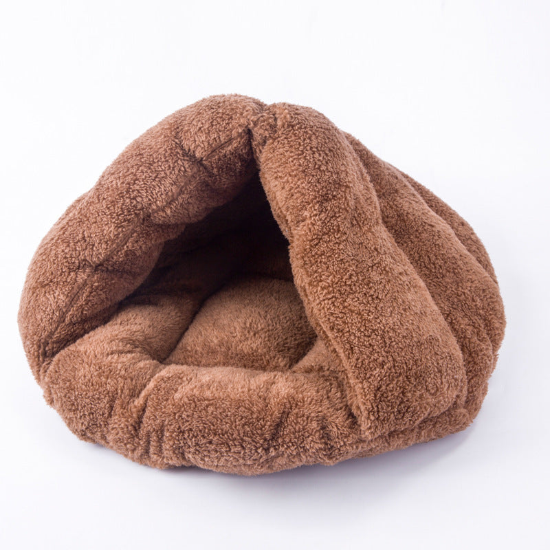 KTX-131155 Cozy Cloth Pet Nest Bed for All Seasons - 26x24x5cm