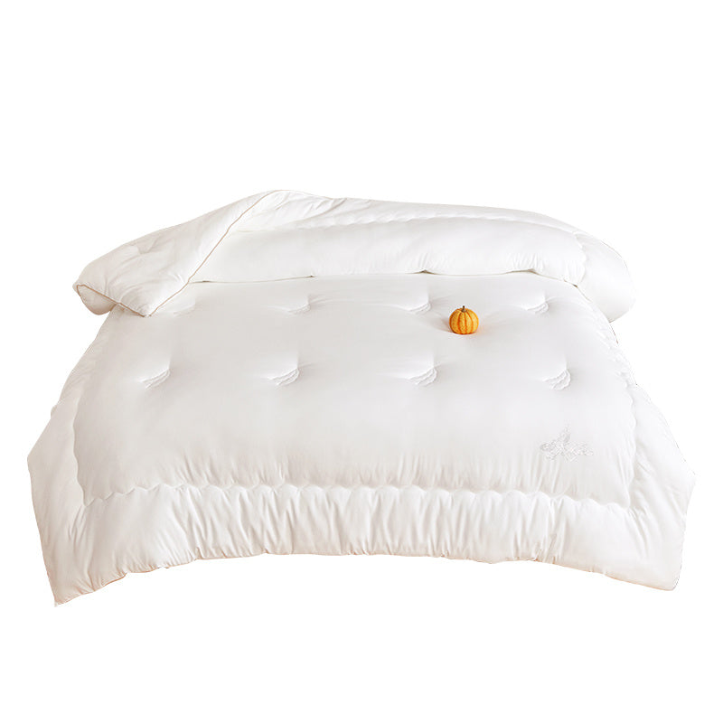 KTX-131859 Universal Antibacterial Soybean Fiber Quilt for All Seasons - Natural White, Multiple Sizes