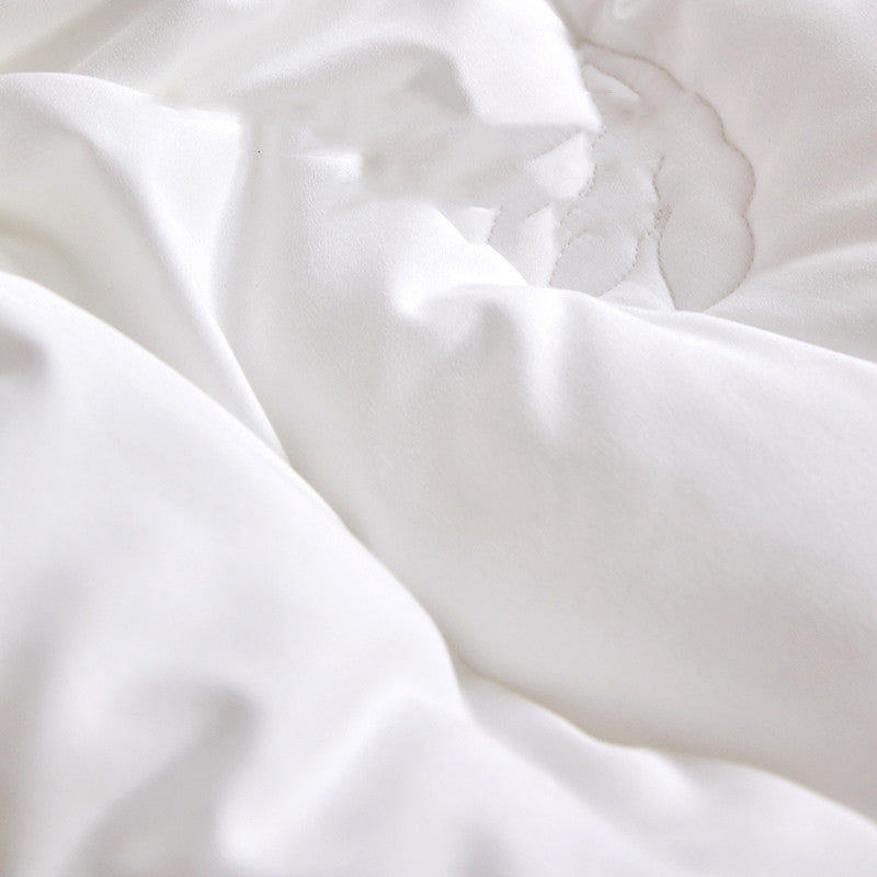 KTX-131859 Universal Antibacterial Soybean Fiber Quilt for All Seasons - Natural White, Multiple Sizes