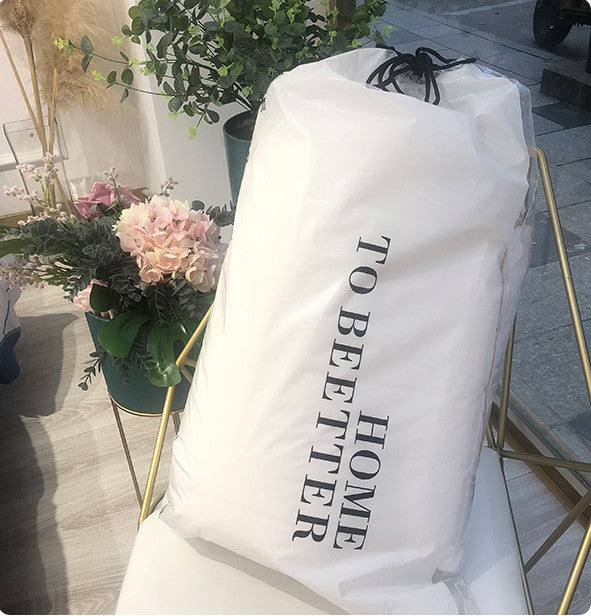 KTX-131859 Universal Antibacterial Soybean Fiber Quilt for All Seasons - Natural White, Multiple Sizes