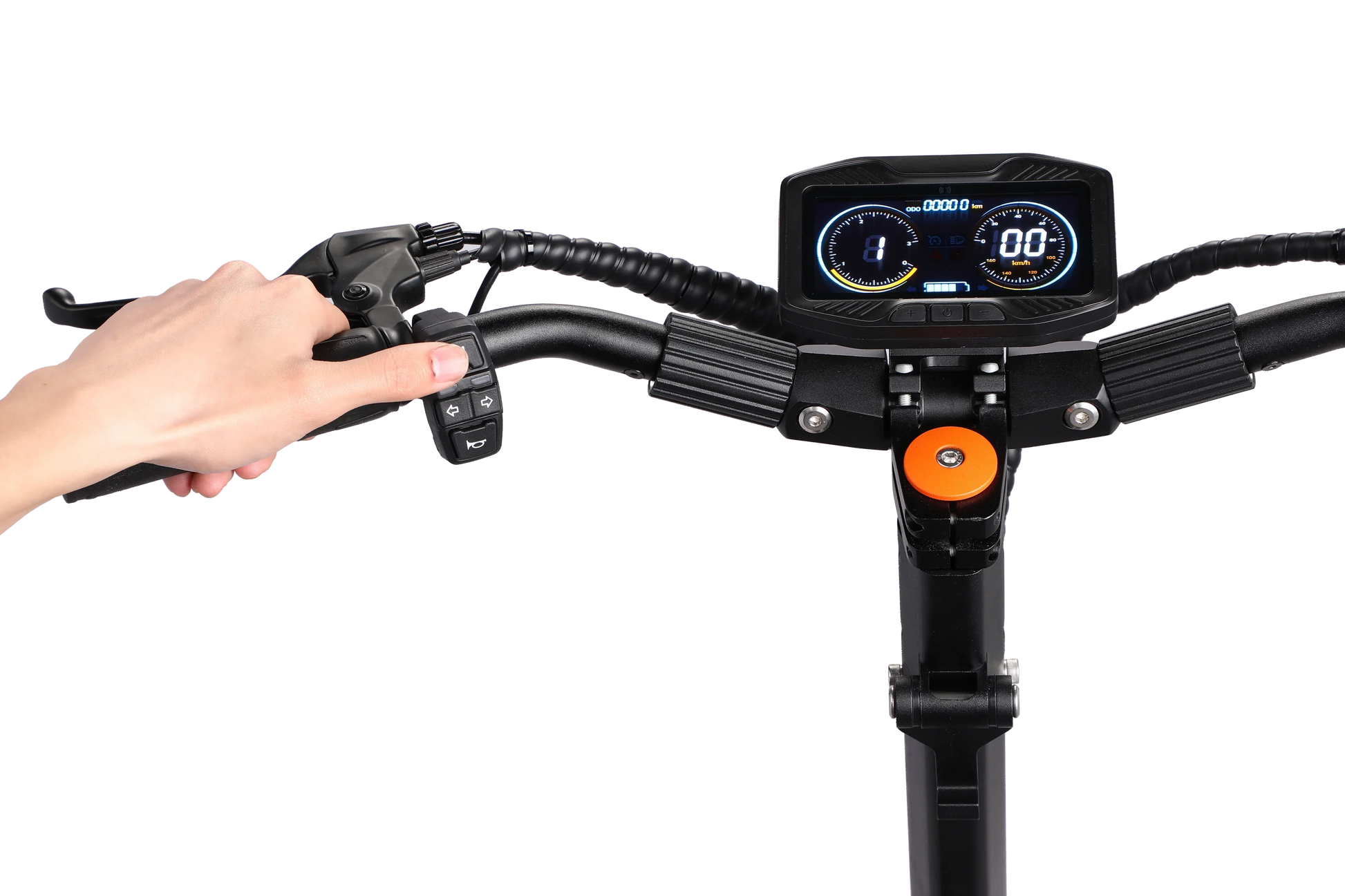 KTX-132371 Foldable Electric Scooter with 52V 18.2AH Battery, 30-50Km/h Speed, 40-75km Range, Unisex Design