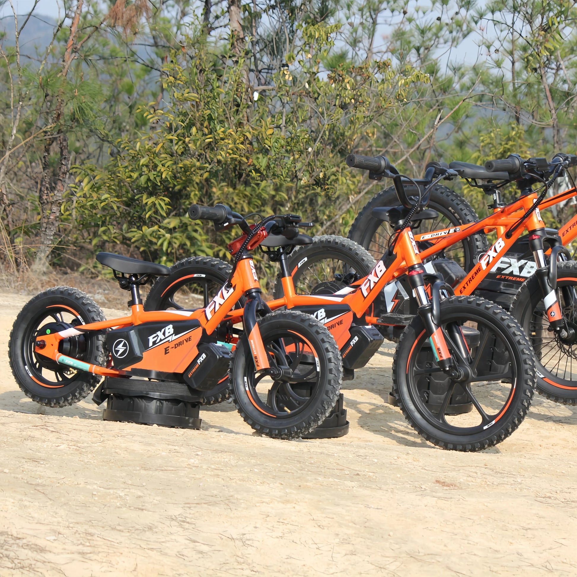 KTX-132435 16-Inch Balance Bike for Toddlers - Electric BMX Cycle for Kids with Disc Brake & Rear Hub Motor