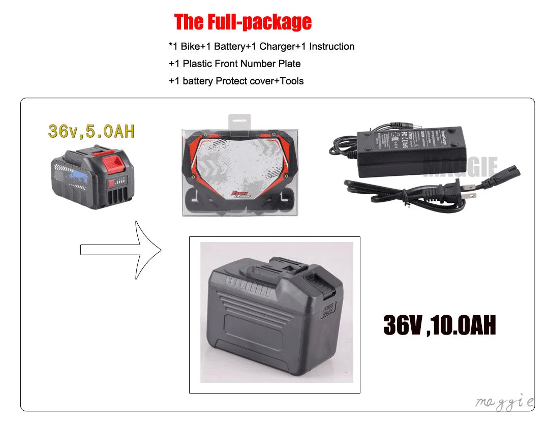 KTX-132435 16-Inch Balance Bike for Toddlers - Electric BMX Cycle for Kids with Disc Brake & Rear Hub Motor