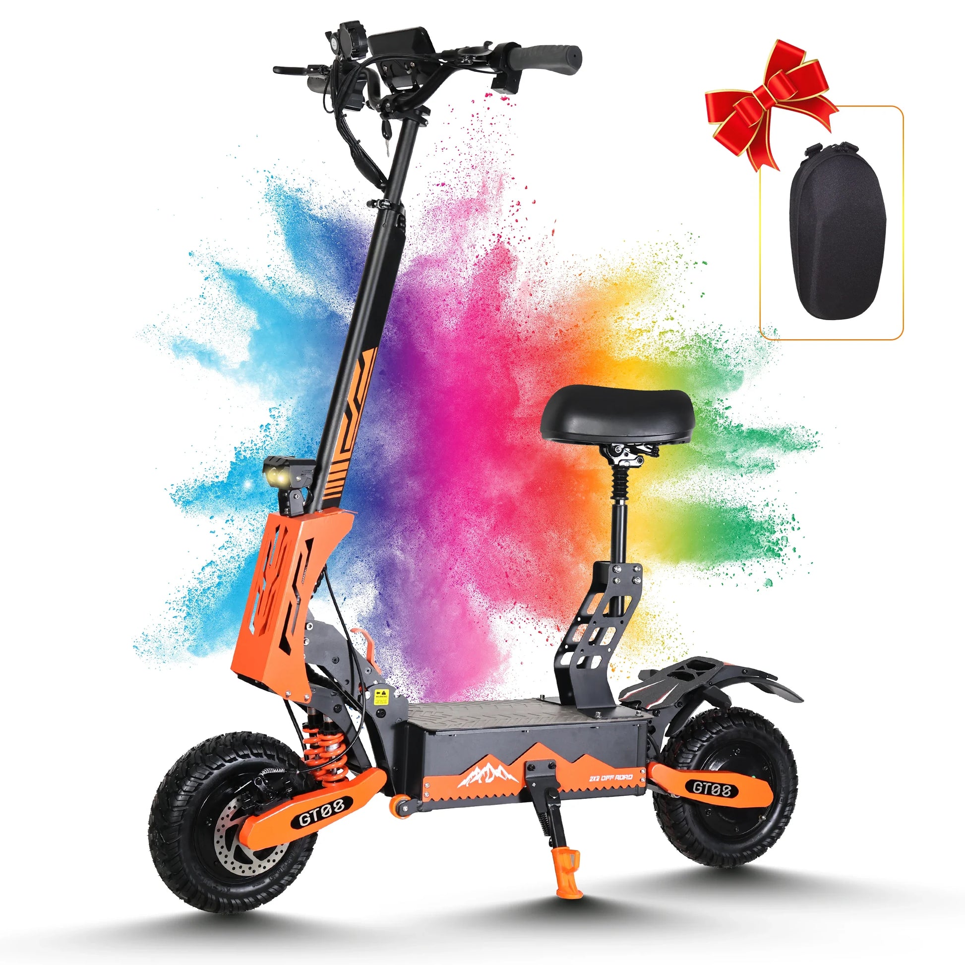 KTX-133523 11 Inch Dual Motor Electric Scooter, 70 km/h Max Speed, 200 kg Load Capacity, 65 km Range, Aluminum Frame