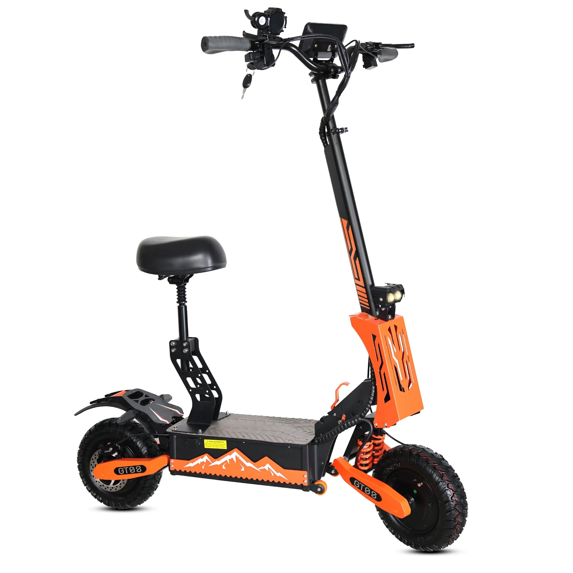KTX-133523 11 Inch Dual Motor Electric Scooter, 70 km/h Max Speed, 200 kg Load Capacity, 65 km Range, Aluminum Frame
