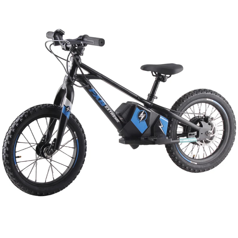 KTX-133587 16-Inch 3-in-1 Aluminum Alloy Electric Balance Bike for Kids Aged 5-8 - 350W Motor, Mechanical Disc Brake, 30KM Range