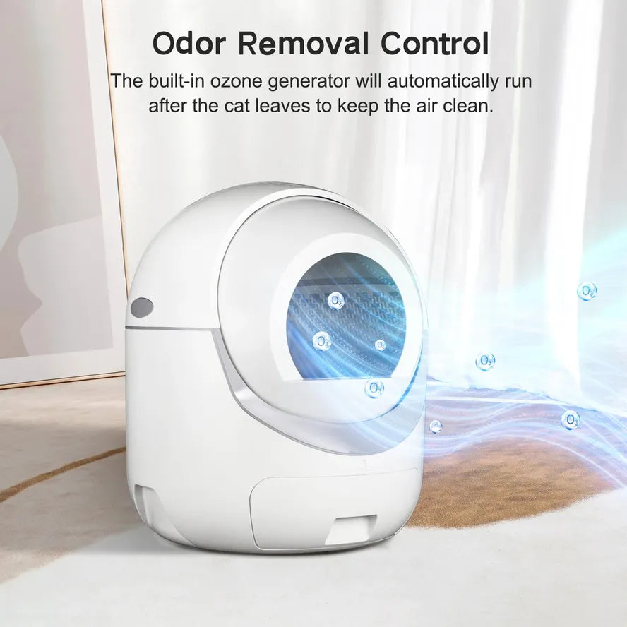 KTX-134931 Automatic Self-Cleaning Cat Litter Box with Smartphone App Control