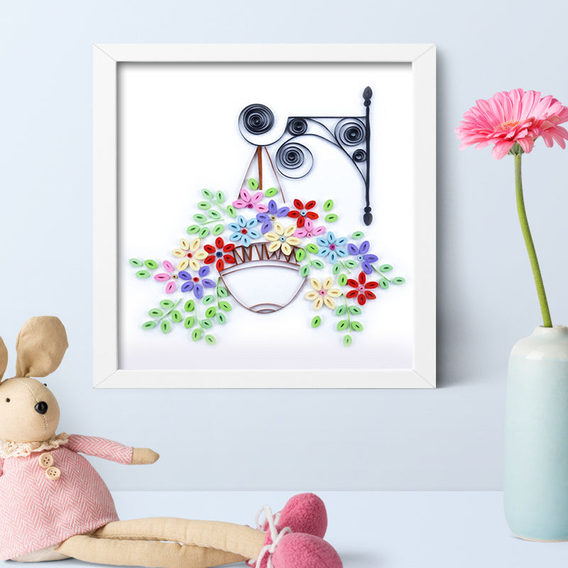 KTX-135251 Quilted Paper Drawing Kit for Beginners with Light Contour Lines and Instructions