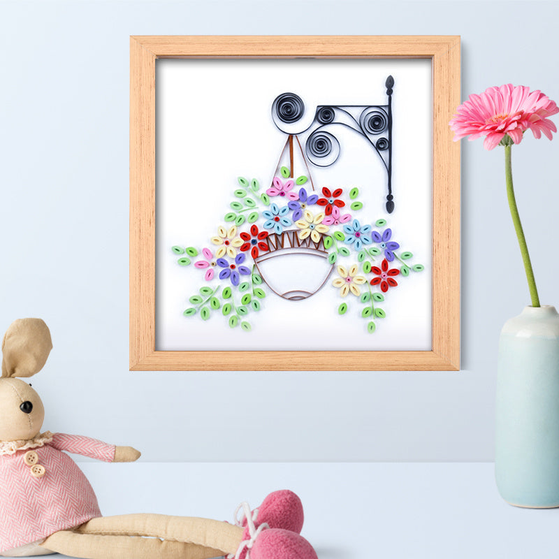 KTX-135251 Quilted Paper Drawing Kit for Beginners with Light Contour Lines and Instructions