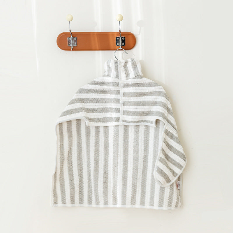 KTX-135891 Extra Large Quick-Drying Dog and Cat Bathrobe in Corn Velvet - Milo Grey, Oli Pink, Pau Brown