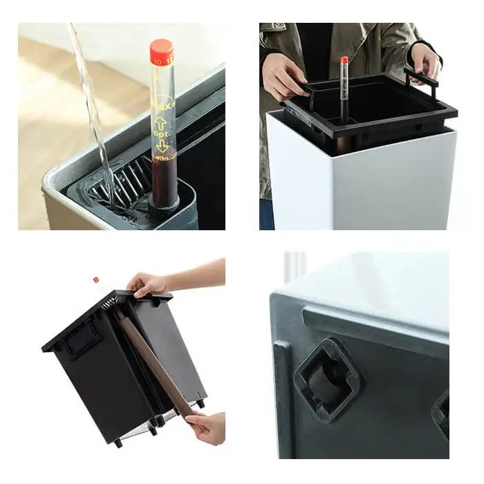 KTX-136979 Large Outdoor Plant Pots for Preserved Roses - Decorative Garden Planters