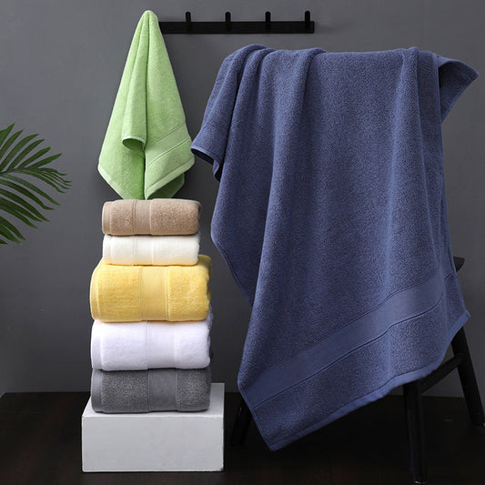 KTX-137043 Pure Cotton Quick-Drying Bath Towel - Absorbent, Soft, and Durable in Various Colors