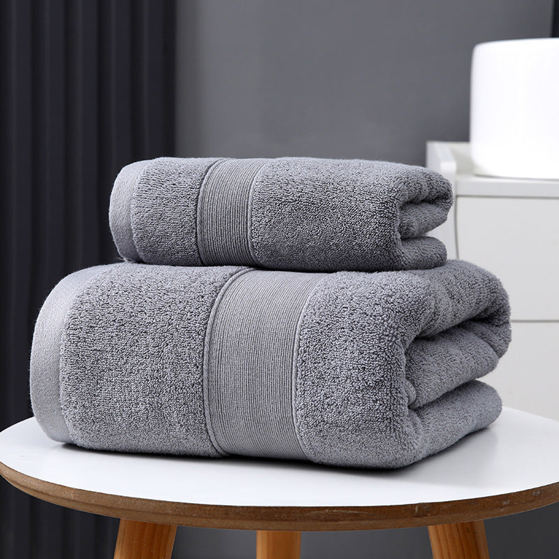 KTX-137043 Pure Cotton Quick-Drying Bath Towel - Absorbent, Soft, and Durable in Various Colors