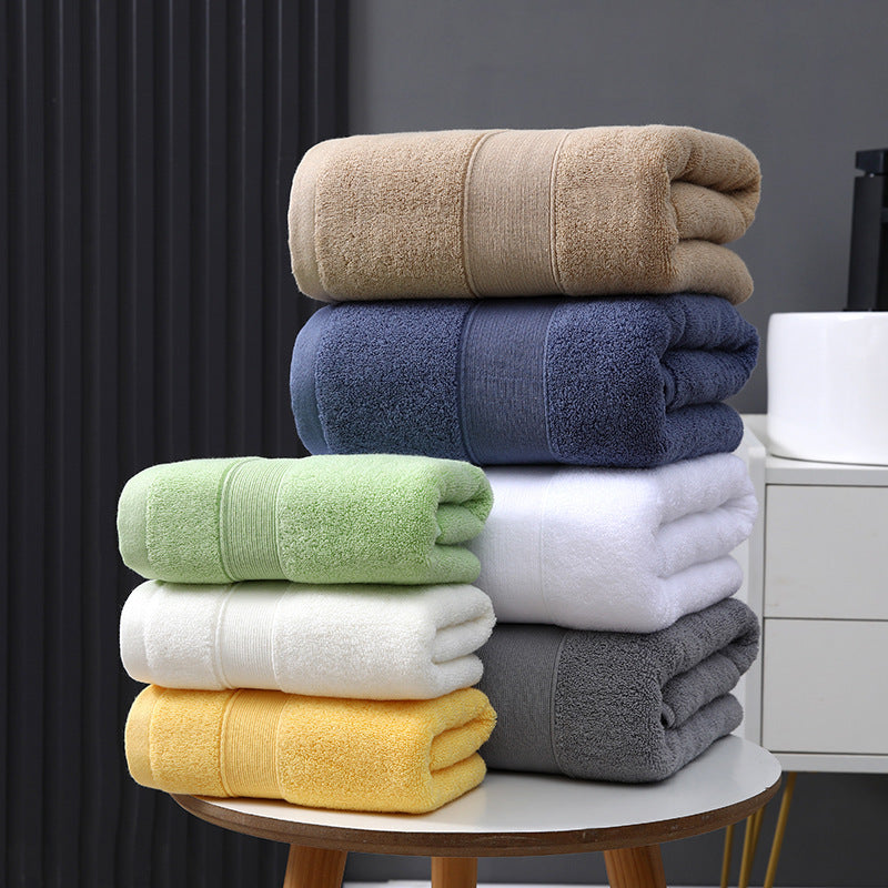KTX-137043 Pure Cotton Quick-Drying Bath Towel - Absorbent, Soft, and Durable in Various Colors