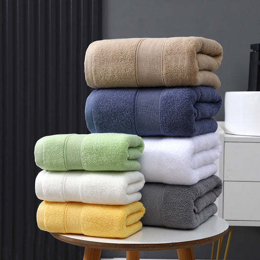 KTX-137043 Pure Cotton Quick-Drying Bath Towel - Absorbent, Soft, and Durable in Various Colors