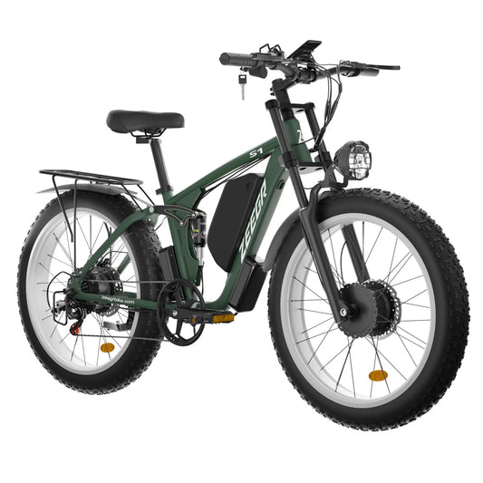 KTX-138323 Electric Bicycle 26 inch Aluminum Alloy Frame 48V 2000W E-Bike with Hydraulic Disc Brakes and 7 Speed Gears