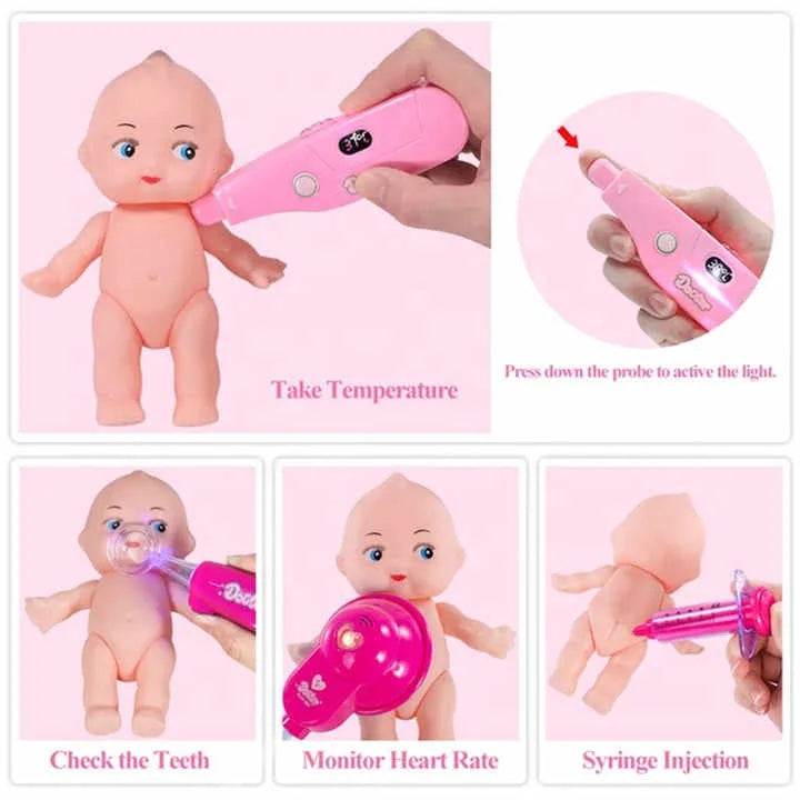 KTX-138451 39-Piece Educational Doctor Play Set for Kids Aged 2-7, Includes Dental Tools, ABS Plastic, Unisex