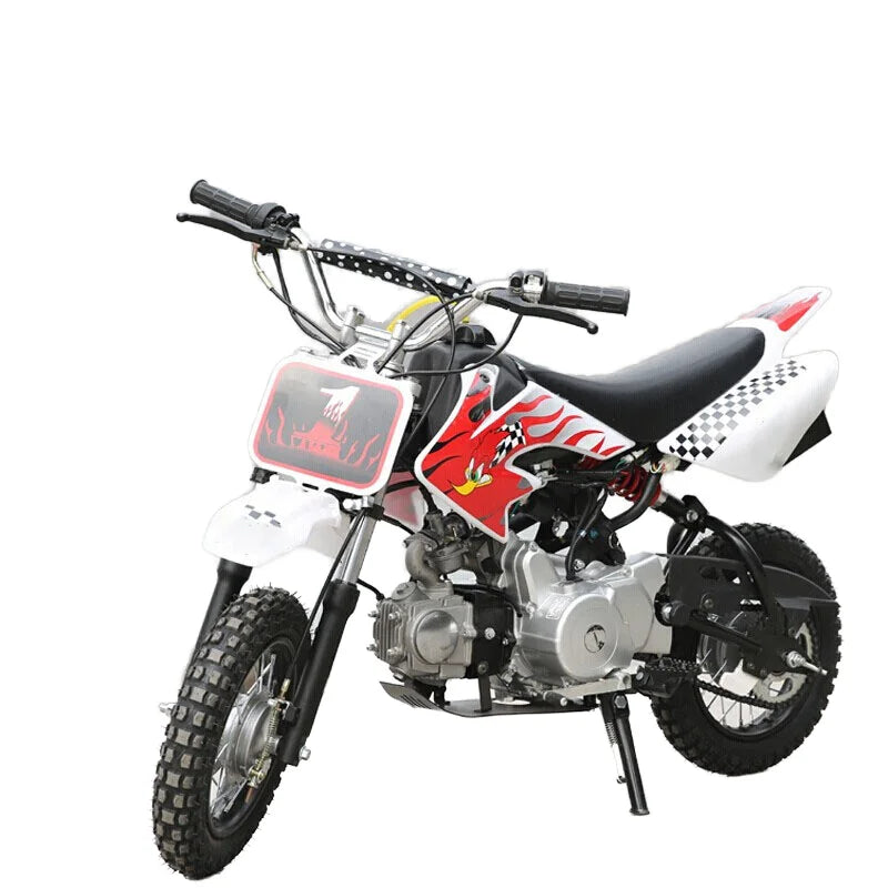 KTX-140499 110cc Gasoline Mini Bike for Adults - 4-Stroke Motorbike with Front and Rear Disc Brakes, Max Speed 61-80 km/h