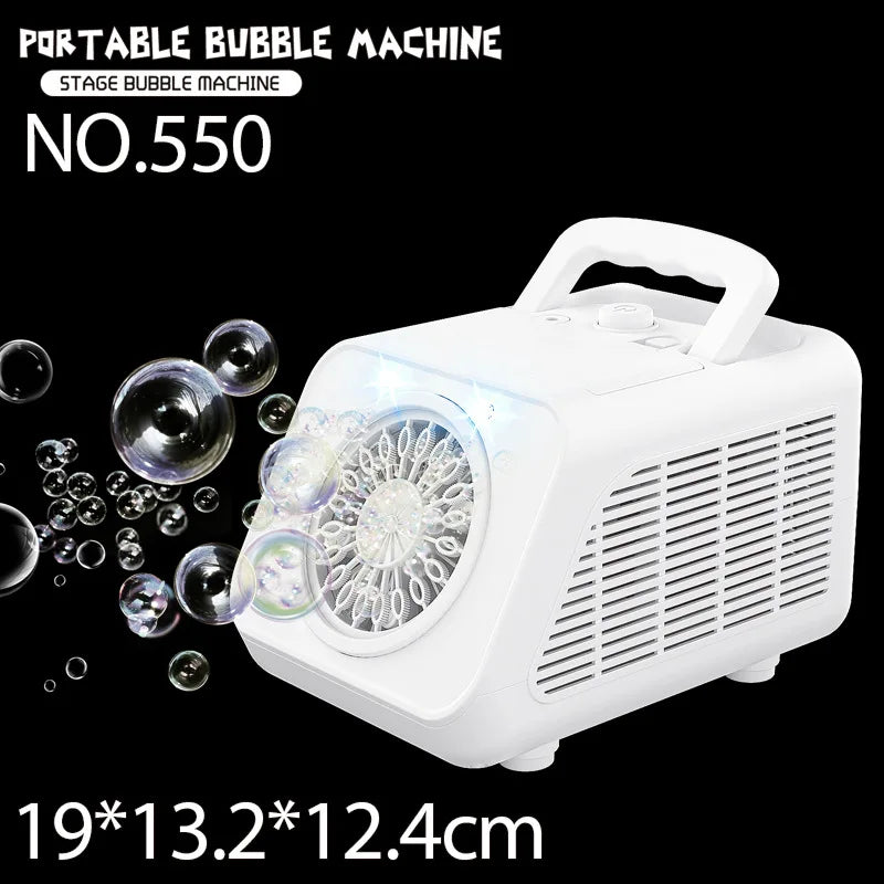 KTX-141907 Automatic 40-Hole Bubble Blower for Kids' Outdoor Fun and Indoor Parties