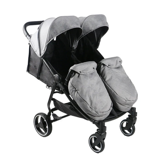 KTX-142419 Twin Double Stroller with Hard Carrycot for Infant and Toddler