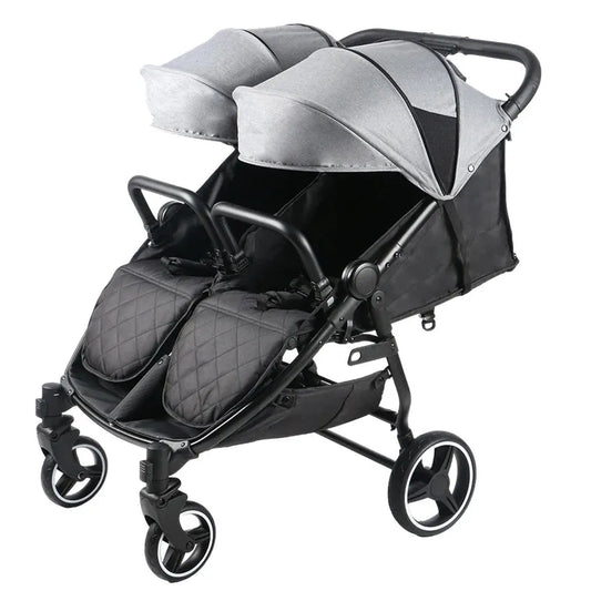 KTX-142419 Twin Double Stroller with Hard Carrycot for Infant and Toddler