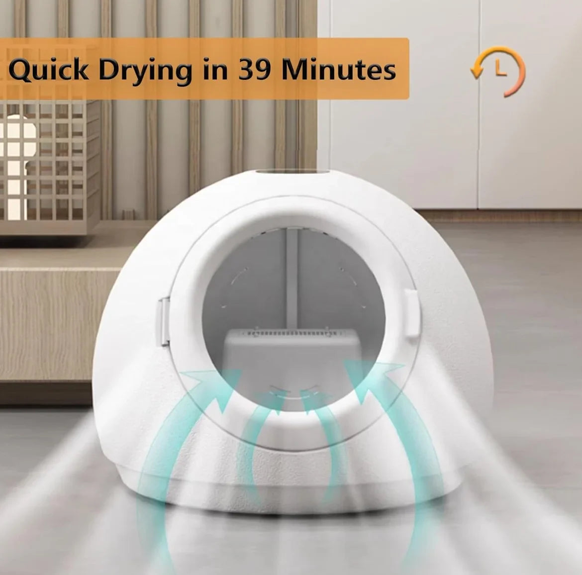 KTX-142483 Professional Pet Hair Dryer Box for Dogs, Cats, and Small Animals - Efficient Indoor Drying Machine