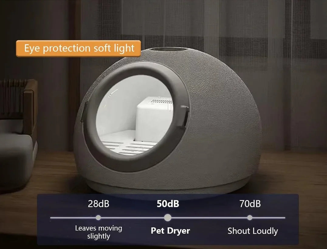 KTX-142483 Professional Pet Hair Dryer Box for Dogs, Cats, and Small Animals - Efficient Indoor Drying Machine