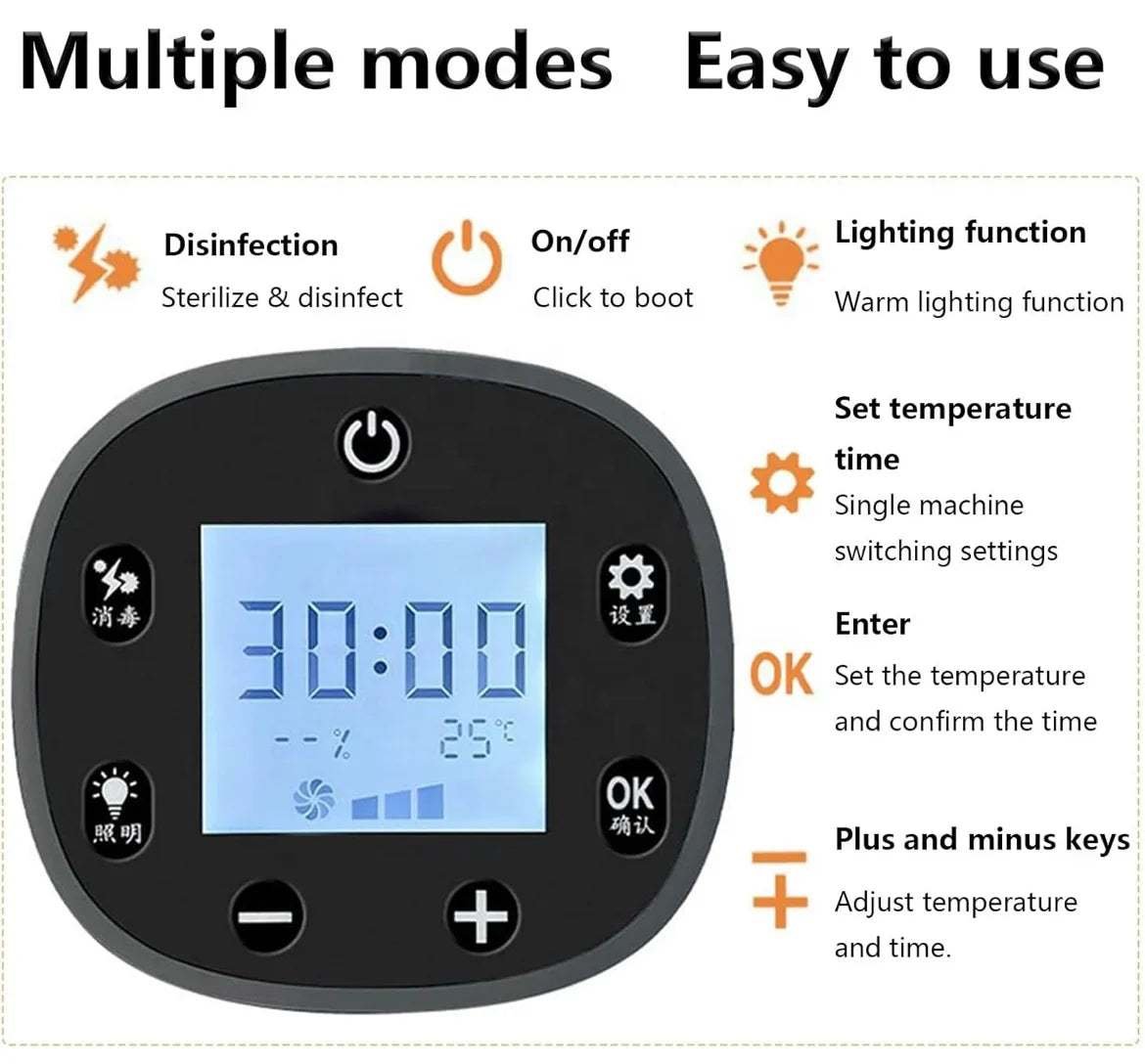 KTX-142483 Professional Pet Hair Dryer Box for Dogs, Cats, and Small Animals - Efficient Indoor Drying Machine