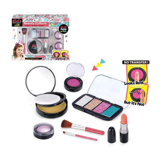 KTX-143059 Non-Toxic Kids Makeup Play Set for Girls - Pretend Toy Kit for Dancing Parties, Ages 2-7