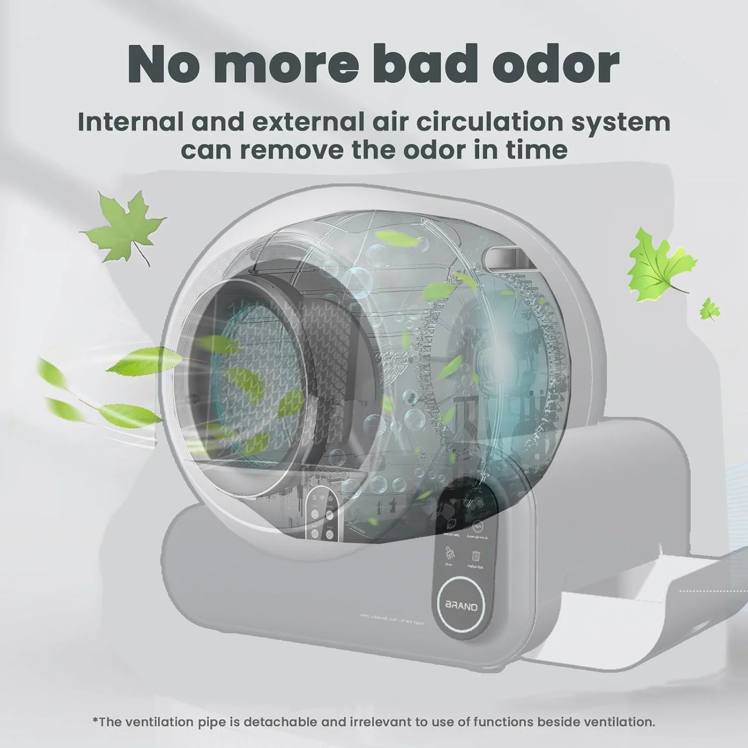 KTX-146963 Smart Automatic Electric Cat Litter Box with App Control and Odor Control Features