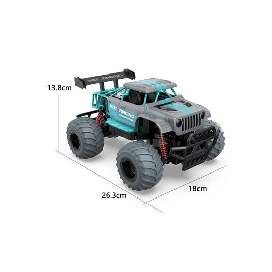 Colorful 27MHZ Remote Control Electric Racing Car - 360° Stunt Rock Crawler for Indoor and Outdoor Play