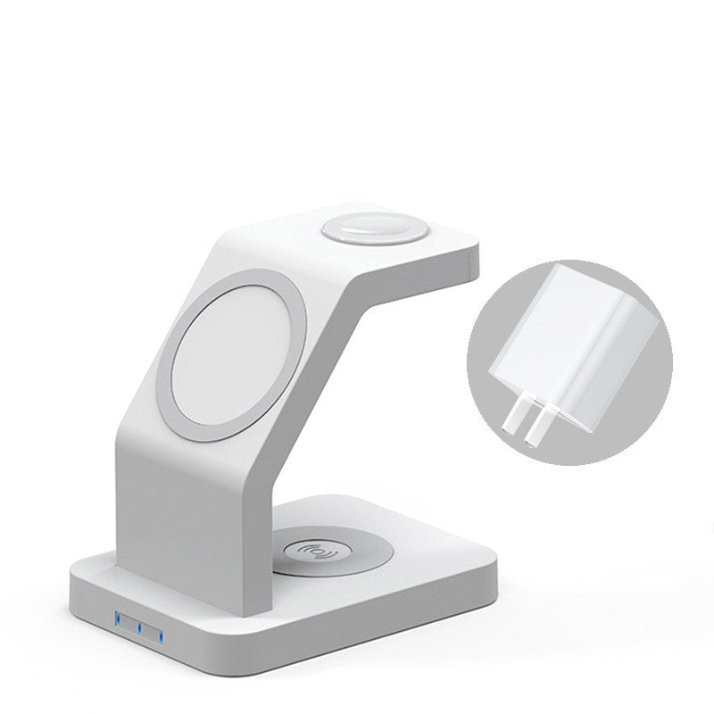 KTX-152339 Three-in-One Magnetic Wireless Charger with Desktop Stand for Apple Devices